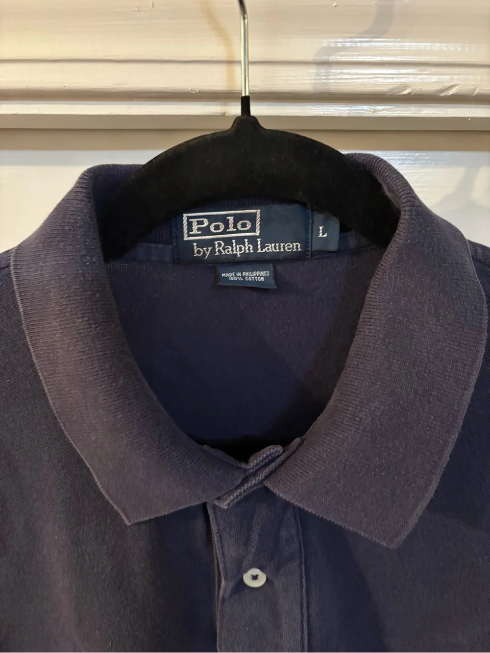 Polo by Ralph Lauren Navy Short Sleeve Polo with Red Pony